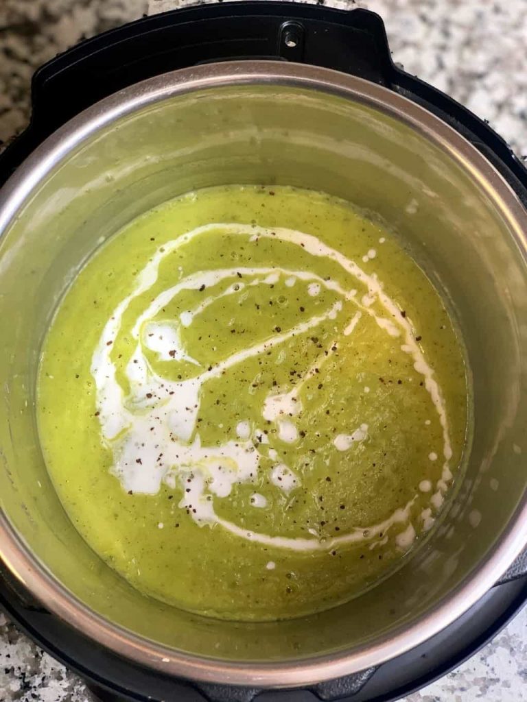 Instant Pot Zucchini Soup Recipe