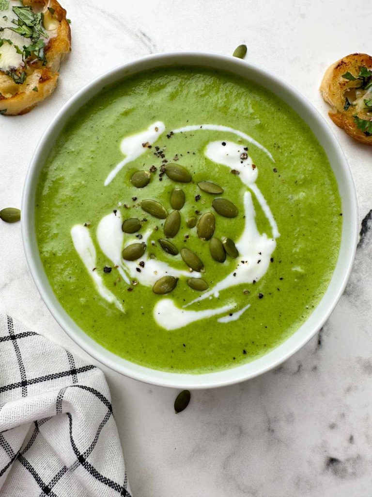 Broccoli Spinach Soup Recipe