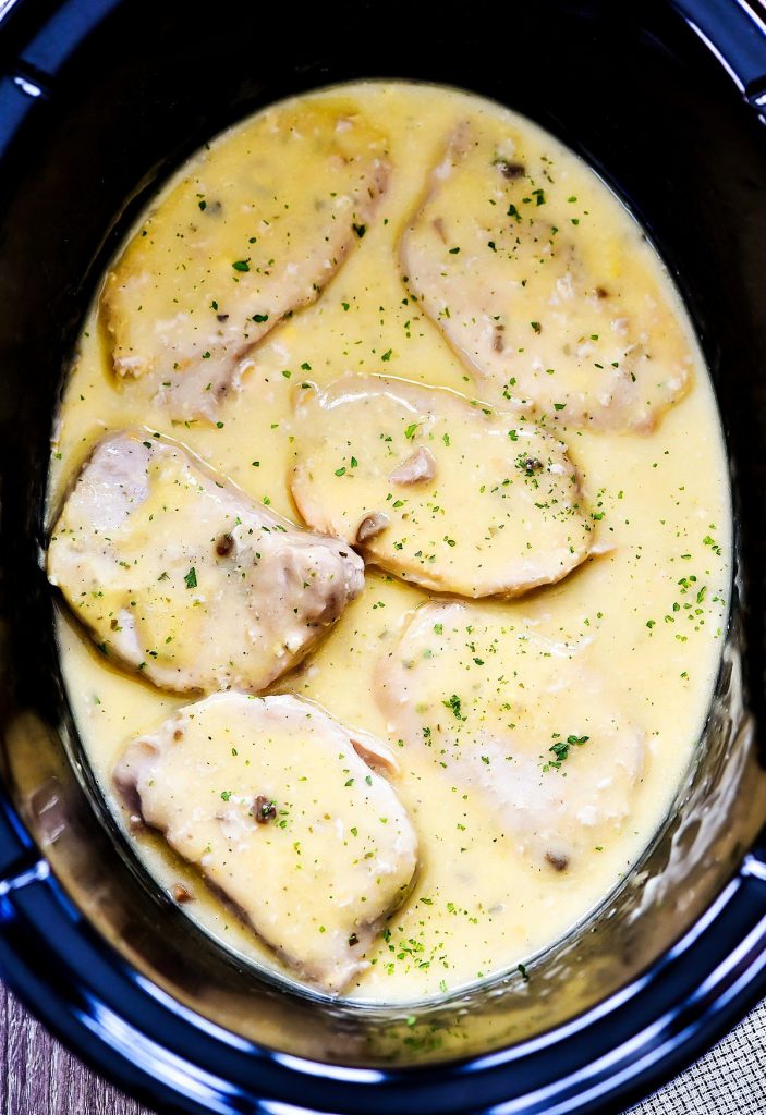 Slow Cooker Creamy Ranch Pork Chops Recipe