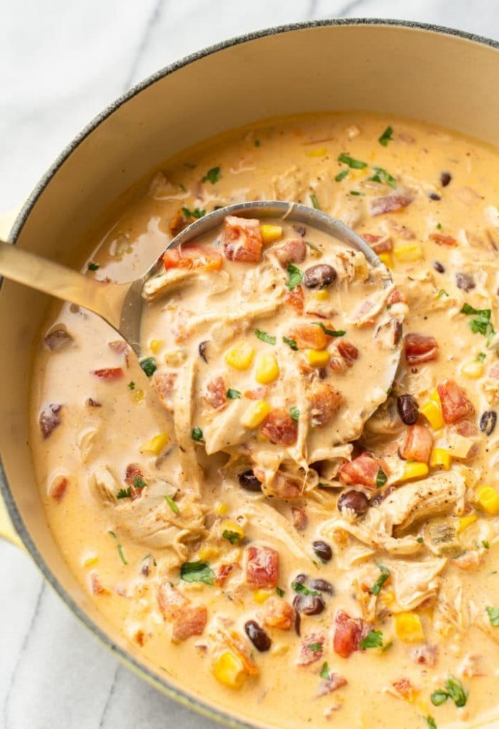 Creamy Chicken Taco Soup Recipe