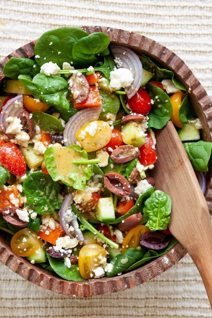 Greek Spinach Salad Recipe