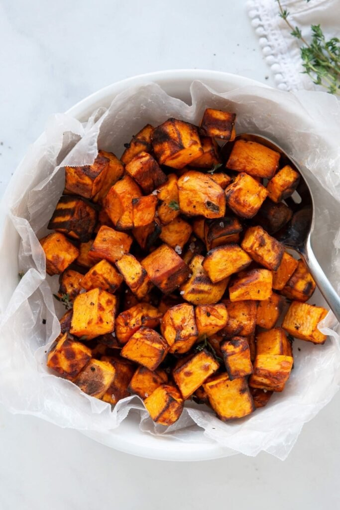 Air Fryer Sweet Potato Cubes Recipe