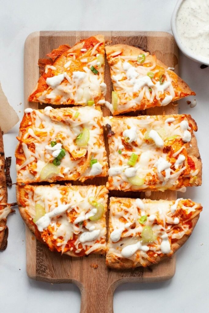 Buffalo Chicken Flatbread Recipe