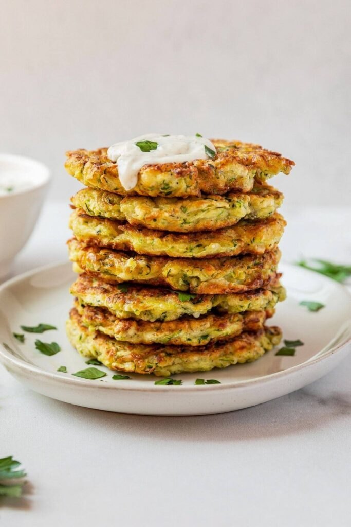 Healthy Zucchini Fritters Recipe