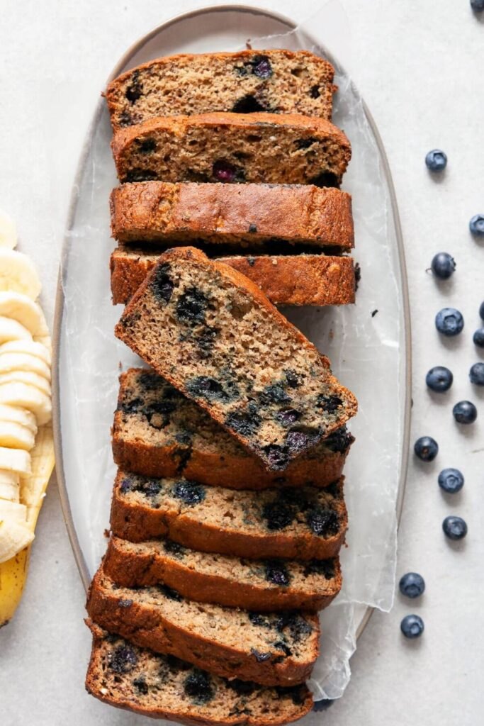 Healthy Blueberry Banana Bread Recipe